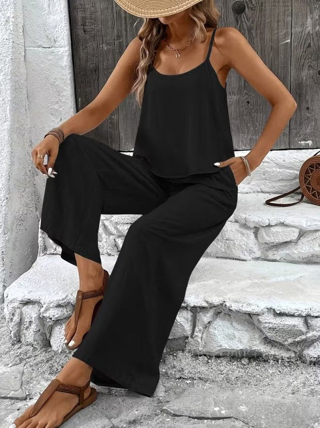 Mamo Siyah Askılı Takım - Mamo kadın butik takım