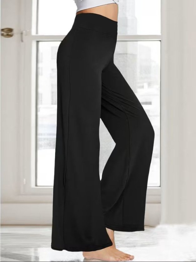 Mamo Siyah Krep Pantolon - Mamo kadın butik alt giyim