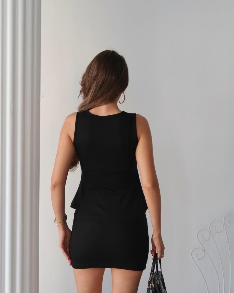 Mamo Siyah İkili Takım - Mamo kadın butik takım