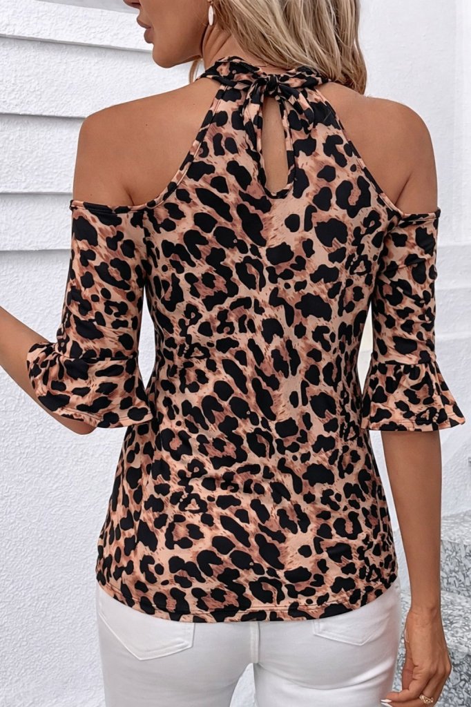 Mamo Leopar Şık Bluz - Mamo kadın butik bluz