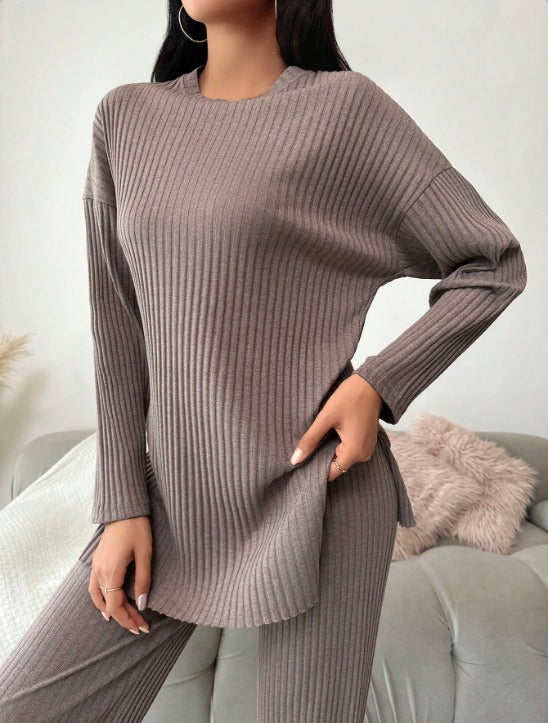 Mamo Sutlu Kahve Takım - Mamo kadın butik takım