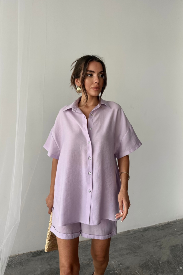 Mamo Lila İkili Takım - Mamo kadın butik takım