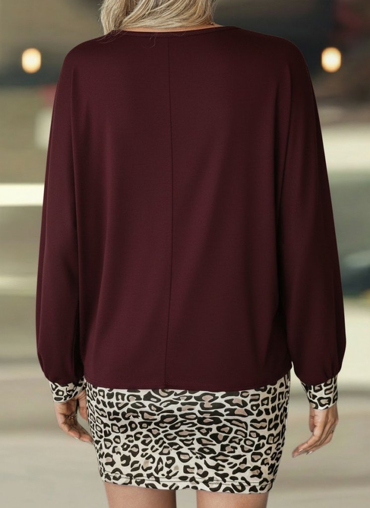 Mamo Bordo Mini Viskon Elbise - Mamo kadın butik elbise