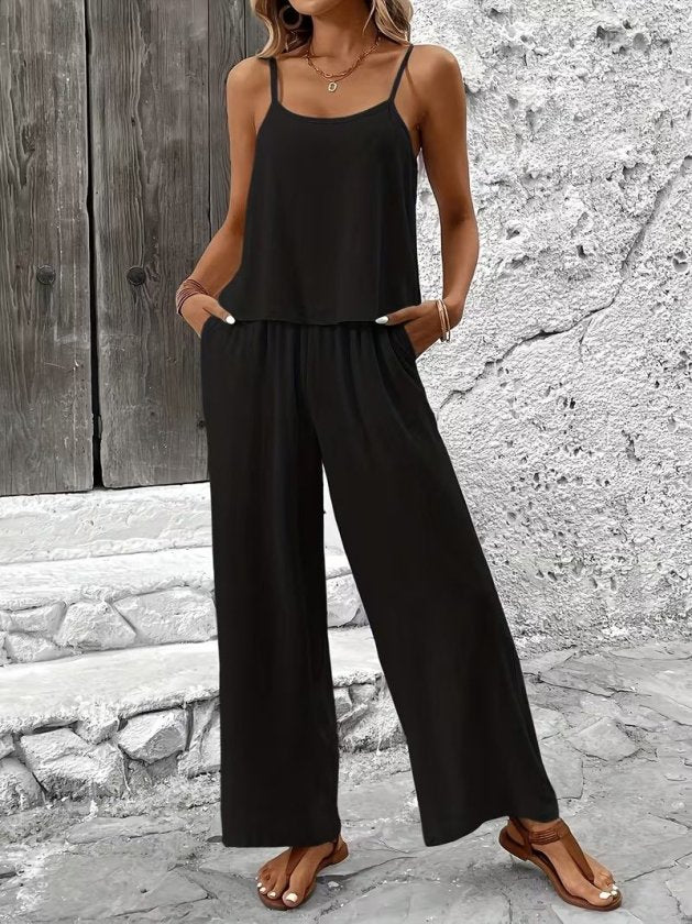 Mamo Siyah Askılı Takım - Mamo kadın butik takım