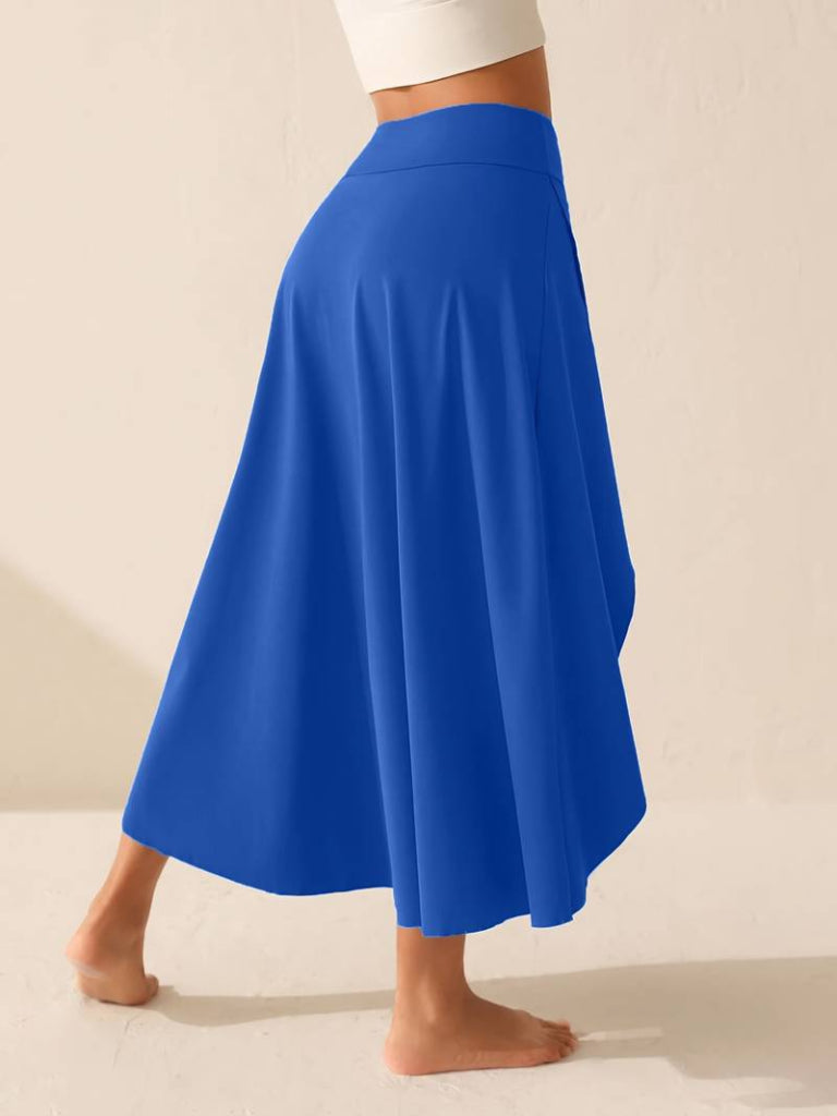 Mamo Saks Mavi Cepli Etek - Mamo kadın butik alt giyim