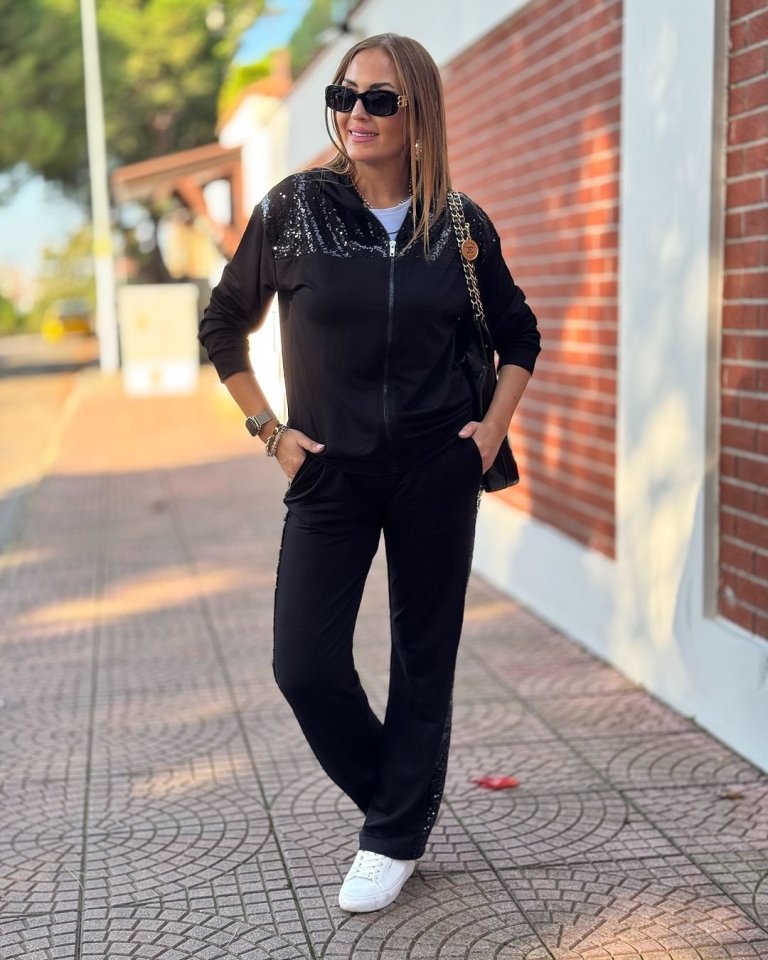 Mamo Siyah İkili Takım - Mamo kadın butik takım