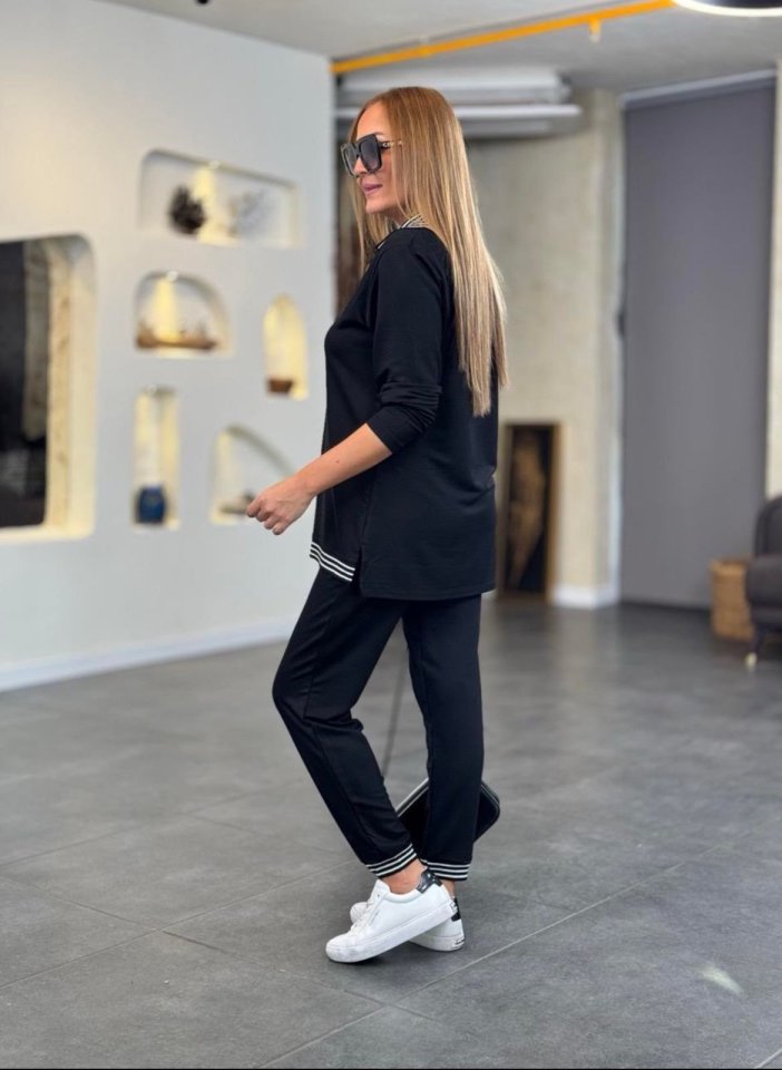 Mamo Siyah İkili Takım - Mamo kadın butik takım
