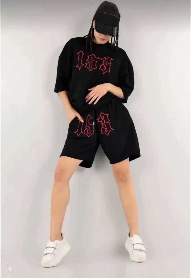 Mamo Siyah İkili Takım - Mamo kadın butik takım