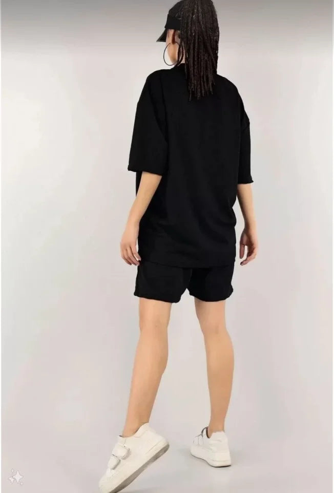 Mamo Siyah İkili Takım - Mamo kadın butik takım
