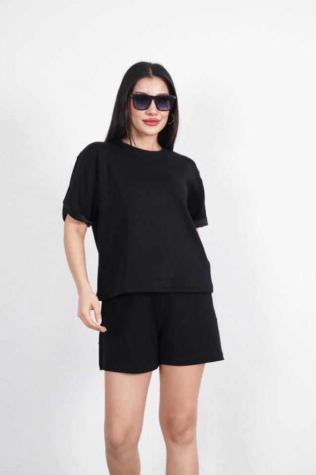 Mamo Siyah İkili Takım - Mamo kadın butik takım
