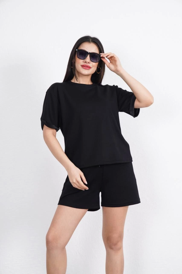 Mamo Siyah İkili Takım - Mamo kadın butik takım