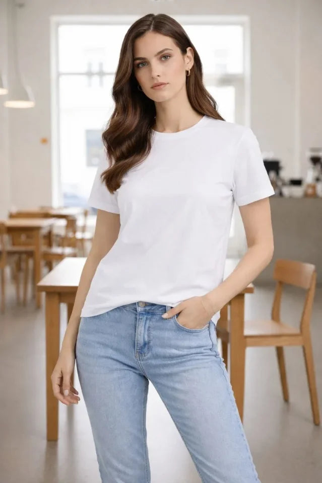 Mamo Beyaz Rahat Kesim Şort - Mamo kadın butik alt giyim