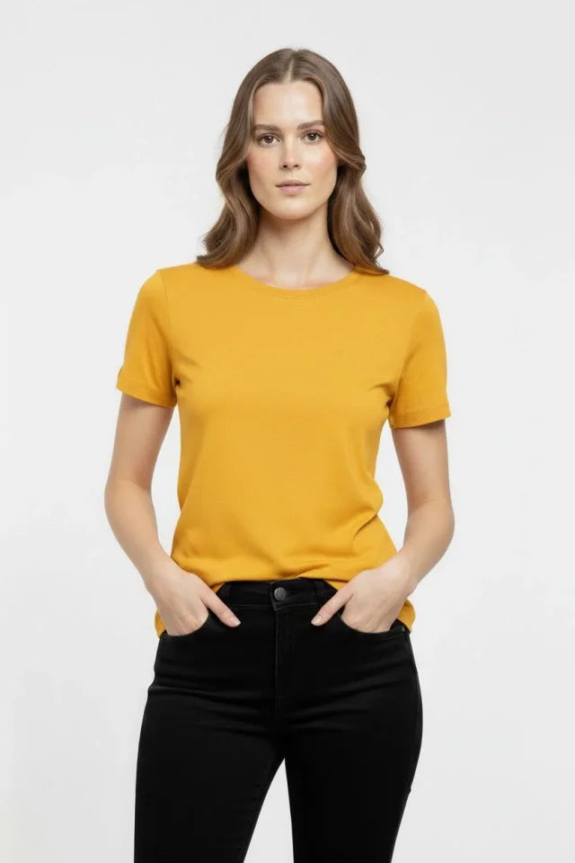 Mamo Sarı Rahat Kesim Şort - Mamo kadın butik alt giyim