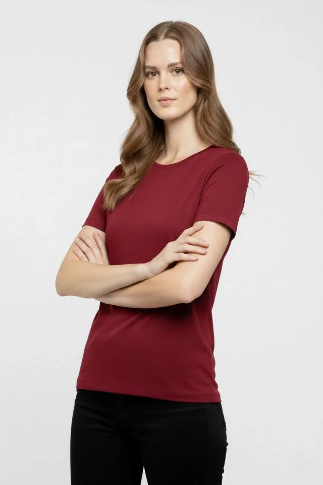Mamo Bordo Rahat Kesim Şort - Mamo kadın butik alt giyim