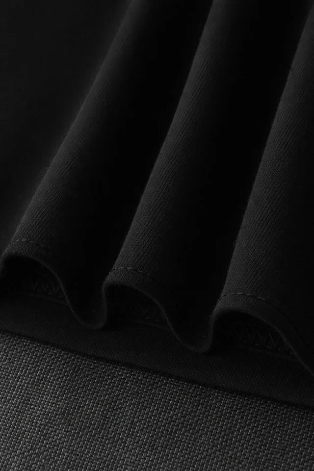 Mamo Siyah Oversize Şort - Mamo kadın butik alt giyim