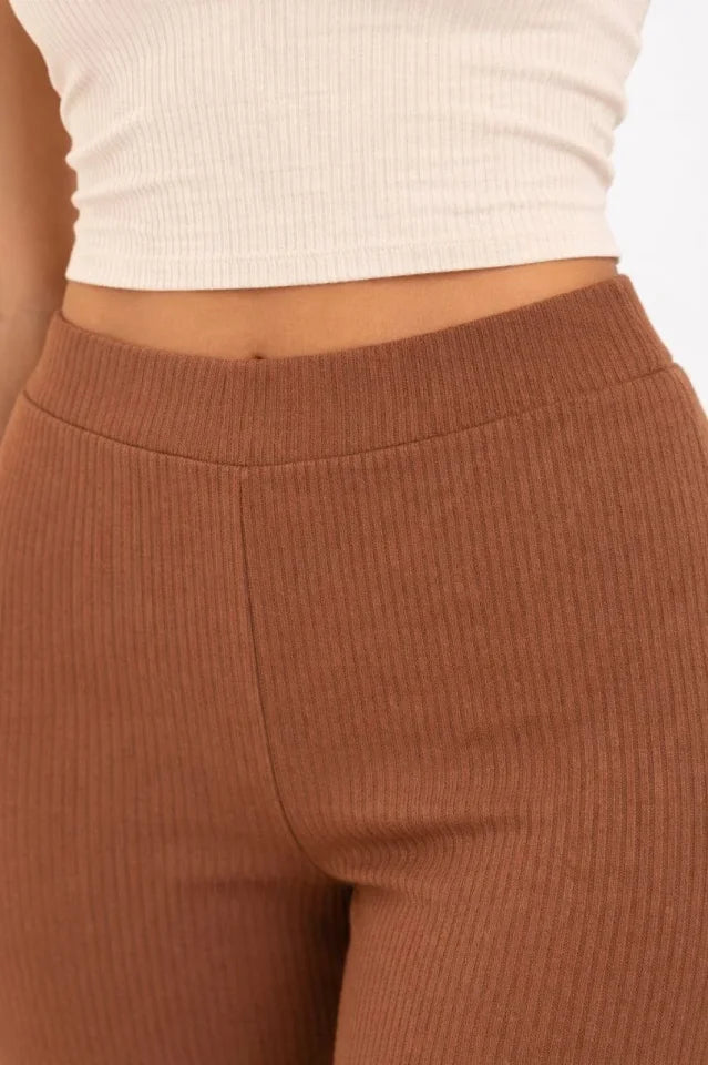 Mamo Kahverengi Kaşkorse Pantolon - Mamo kadın butik alt giyim