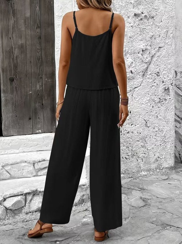 Mamo Siyah Askılı Takım - Mamo kadın butik takım