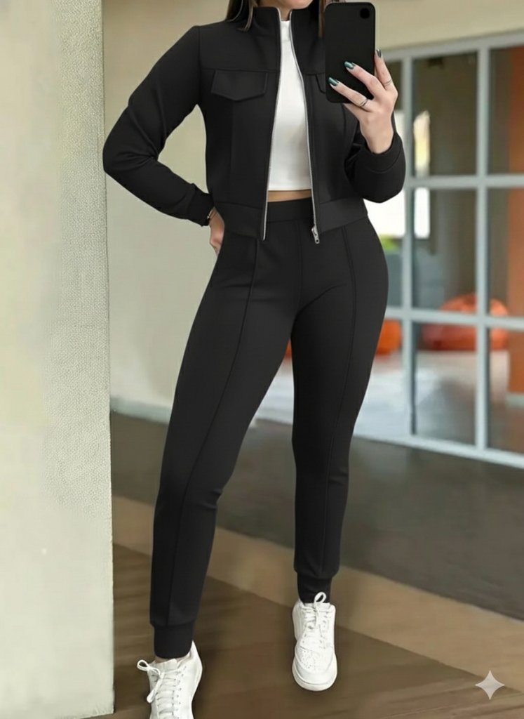 Mamo Siyah İkili Takım - Mamo kadın butik takım