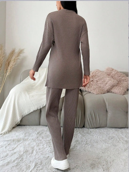 Mamo Sutlu Kahve Takım - Mamo kadın butik takım
