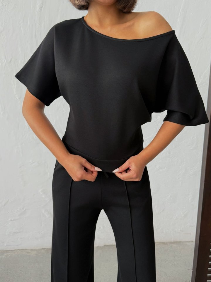 Mamo Siyah İkili Takım - Mamo kadın butik takım