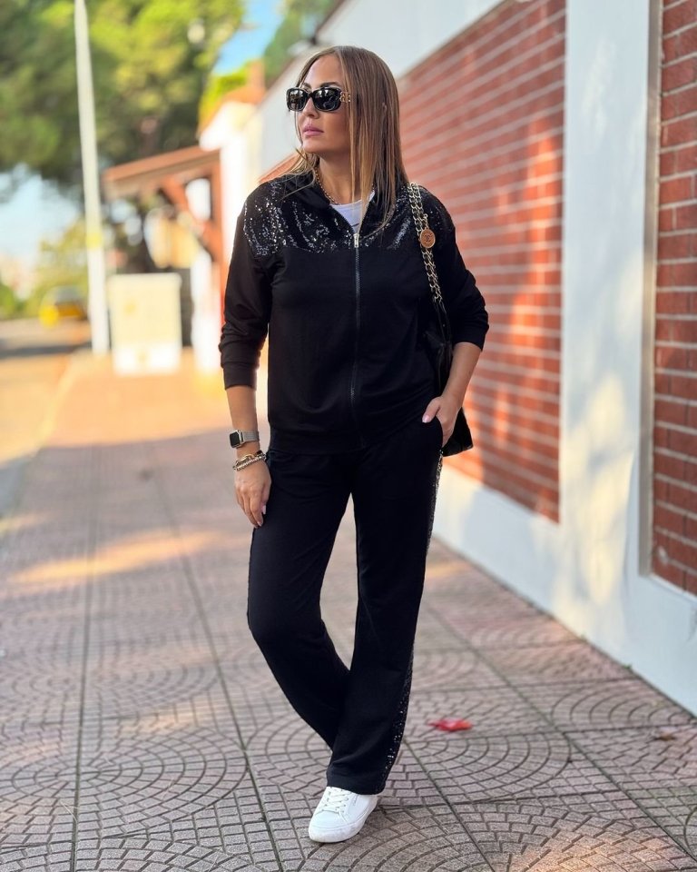 Mamo Siyah İkili Takım - Mamo kadın butik takım