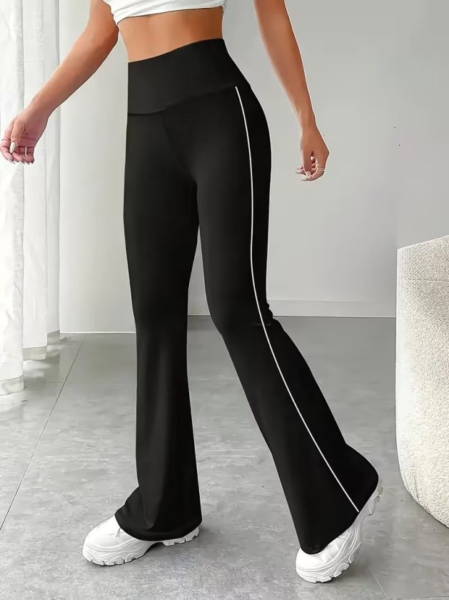 Mamo Siyah Rahat Kesim Pantolon - Mamo kadın butik alt giyim