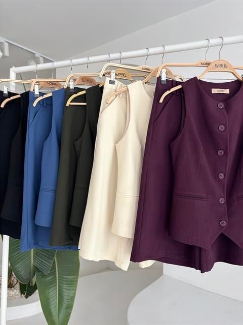 Mamo Çağla Yeşili Takım - Mamo kadın butik takım