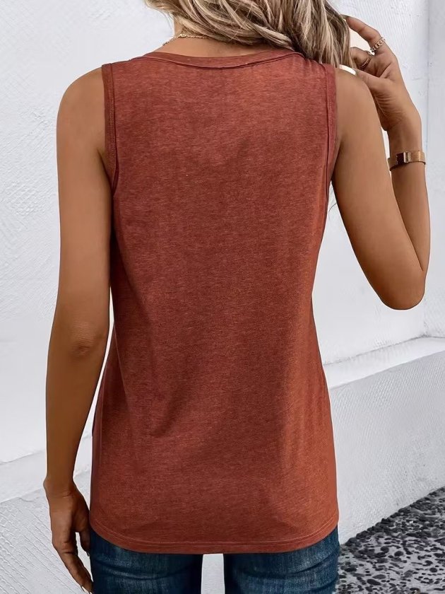 Mamo Turuncu Askılı Viskon Bluz - Mamo kadın butik bluz