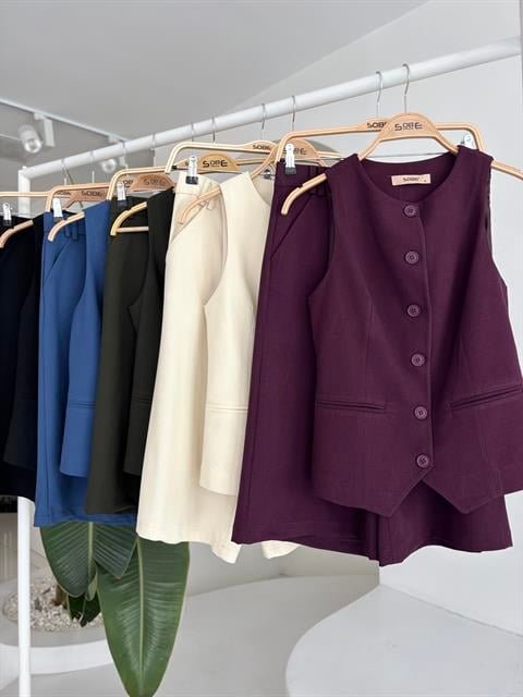 Mamo Çağla Yeşili Takım - Mamo kadın butik takım