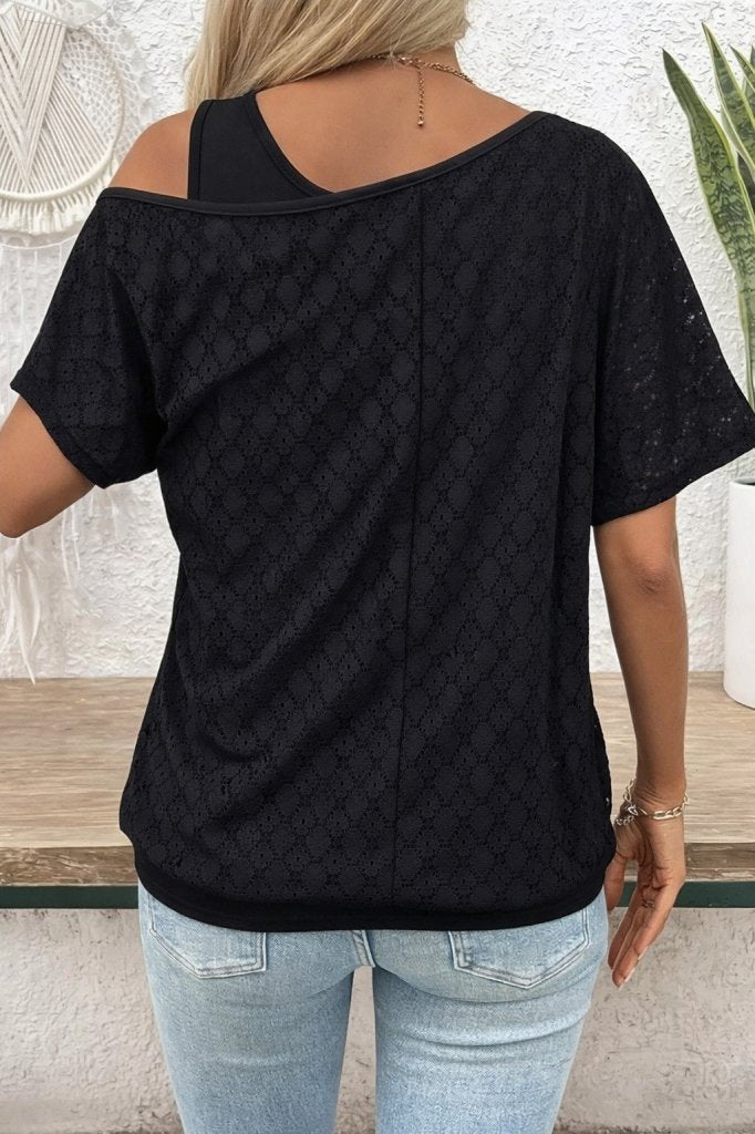 Mamo Siyah Askılı Dantel Detaylı Viskon Takım - Mamo kadın butik takım