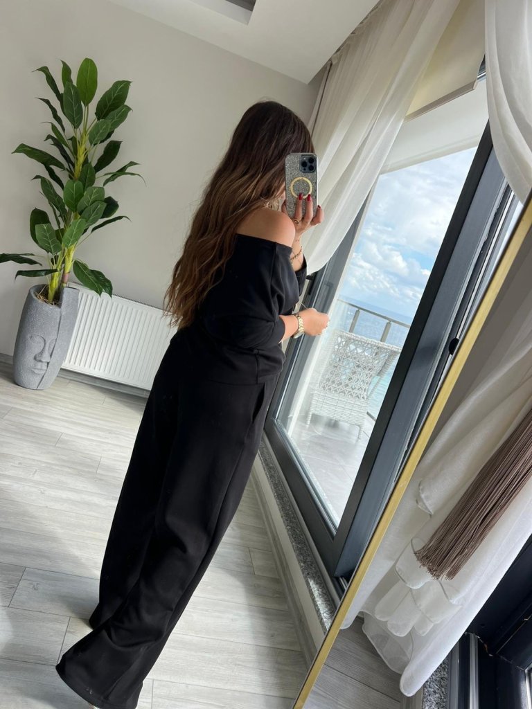 Mamo Siyah İkili Takım - Mamo kadın butik takım