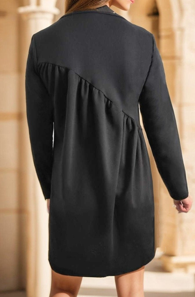 Mamo Siyah Mini Elbise - Mamo kadın butik elbise